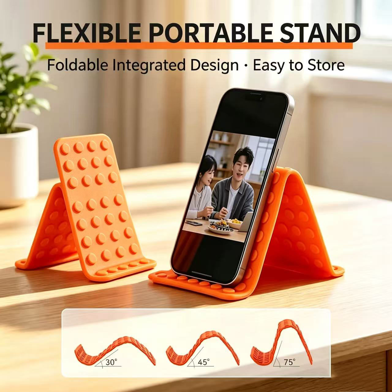 Desk Setup Stand - Portable Universal Phone Stand Angle Adjustable
