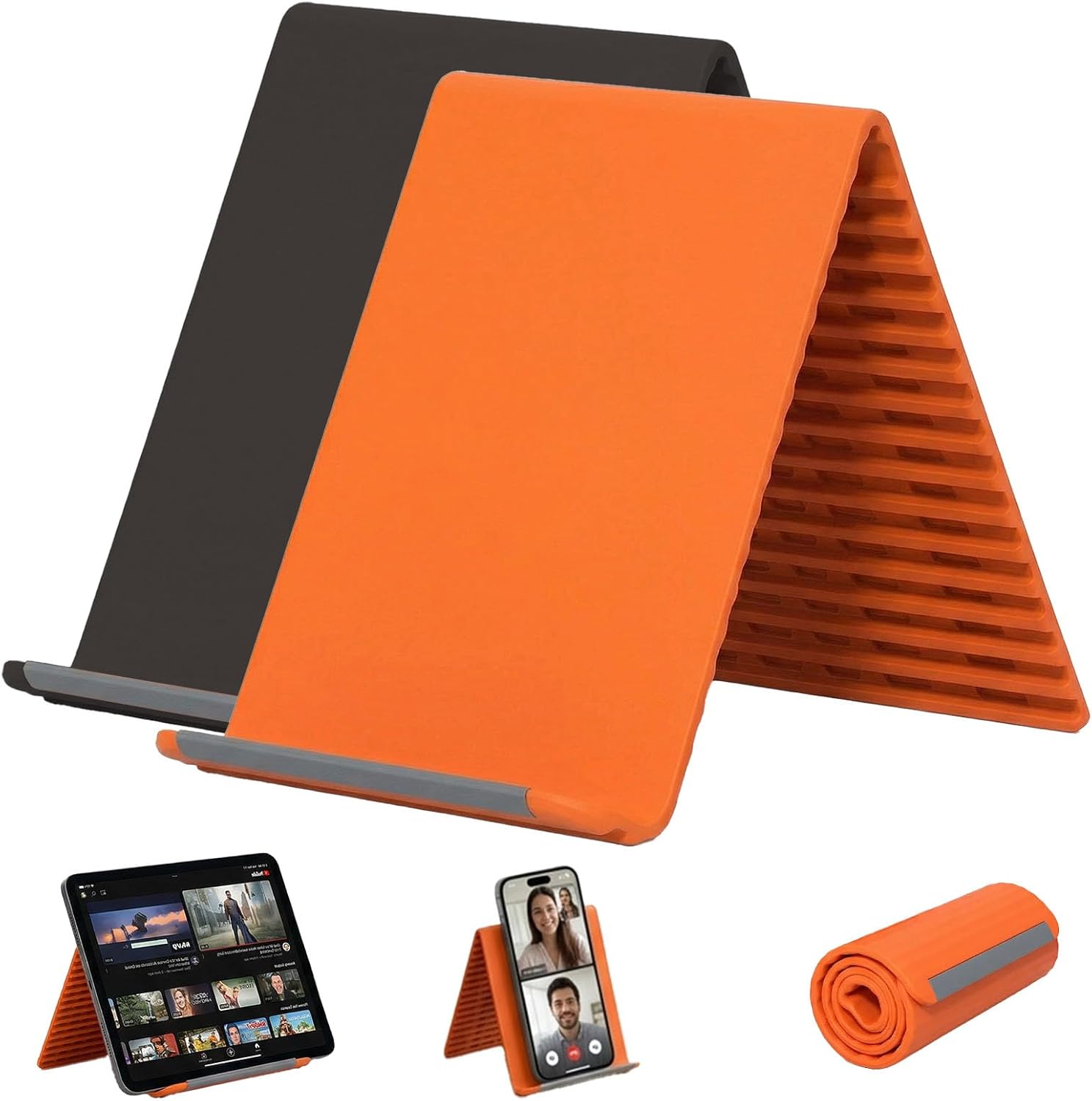 Desk Setup Stand - Portable Silicone Mobile Phone Holder Lazy