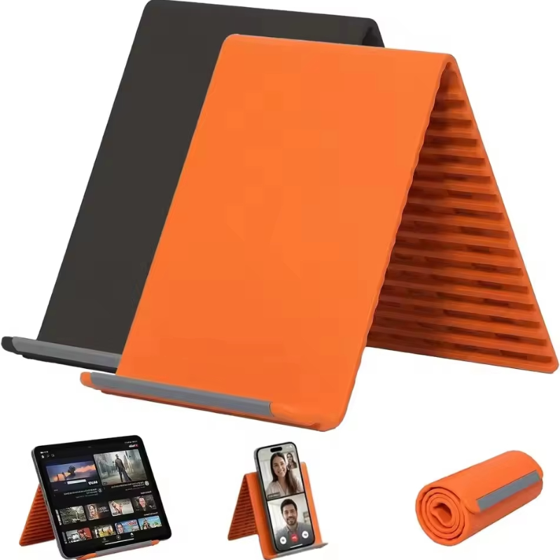 Desk Setup Stand - 2026 Portable Silicone Mobile Phone Holder