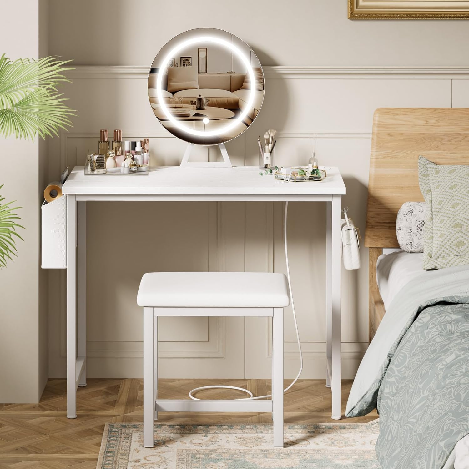 Desk Setup Small - Modern Make Up Vanitys Desks Set,