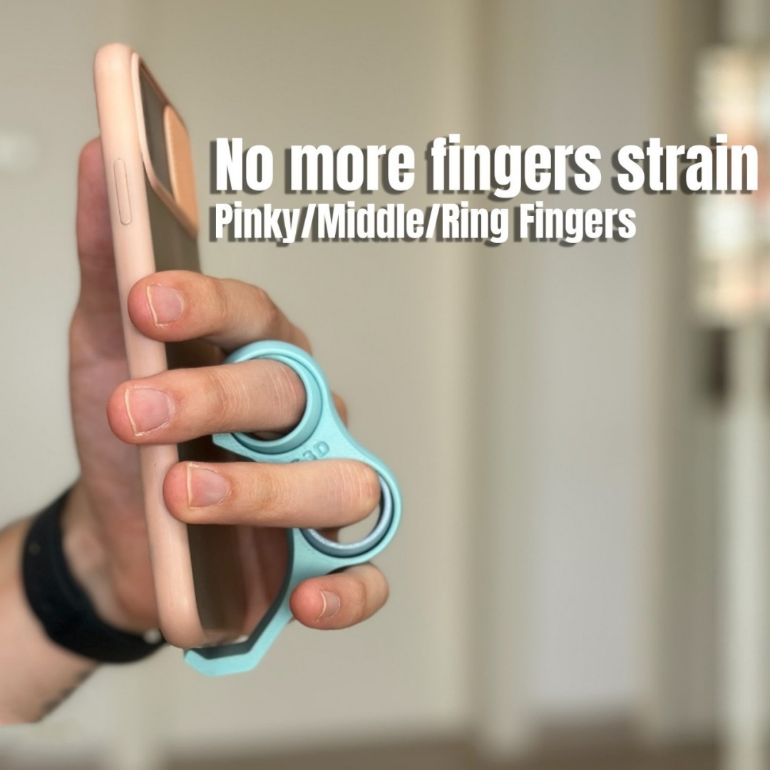 Desk Setup Stand - 1PCS Cellphone Grip Holder Finger Ring