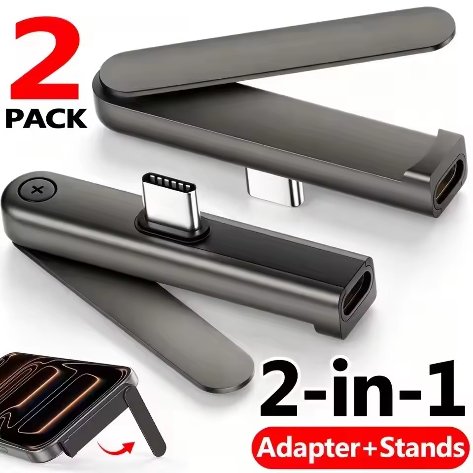 Desk Setup Stand - 2/1PCS Portable USB C To 3.5mm