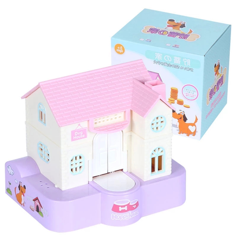 Desk Setup Kids - Funny Money Boxes House Steal Dog