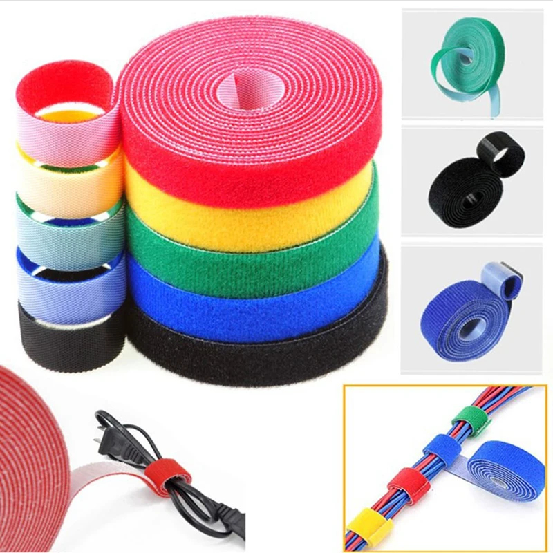 1/2/3pcs Reusable 5M Cable Org - Cable Velcro Strap ulasan dan harga