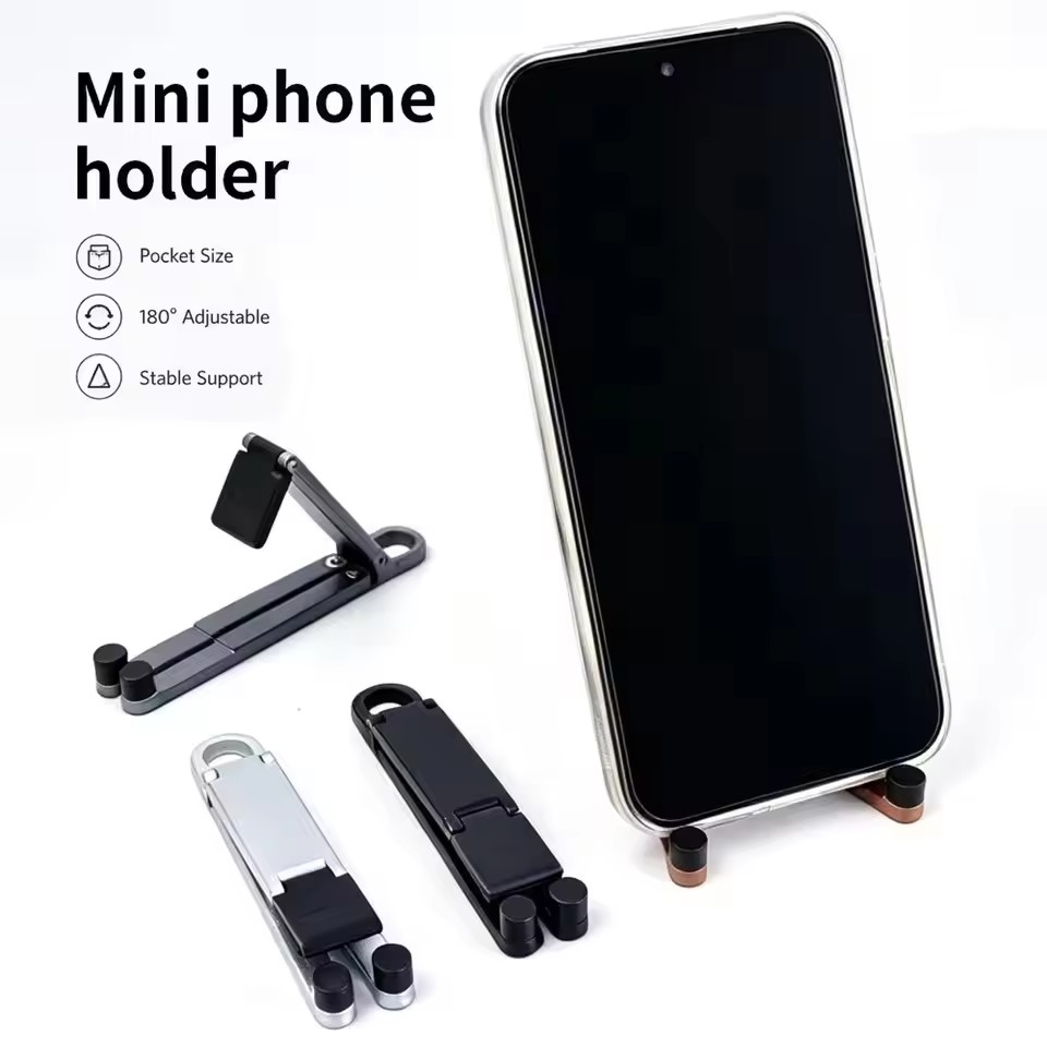 Foldable Keychain Phone Stand  - Desk Setup Stand ulasan dan harga