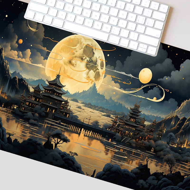 Oversized Minimalist Landscape - Zelda Desk Setup ulasan dan harga