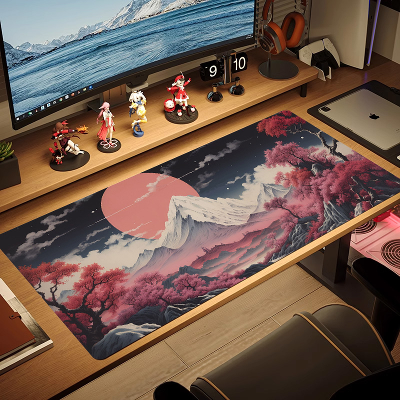 Oversized Minimalist Landscape - Zelda Desk Setup ulasan dan harga