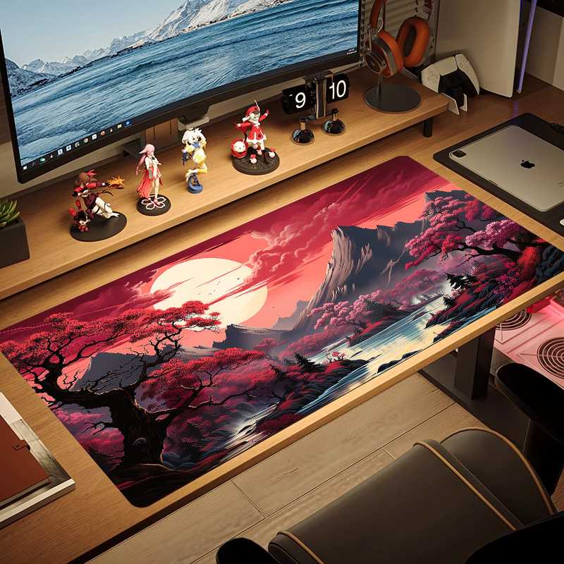 Oversized Minimalist Landscape - Zelda Desk Setup ulasan dan harga