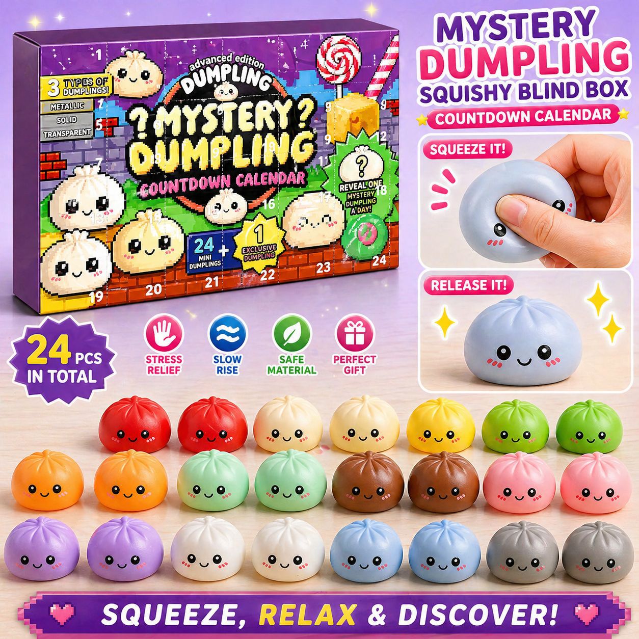 Surprise Dumpling Blind Box Co - Desk Setup Kids ulasan dan harga