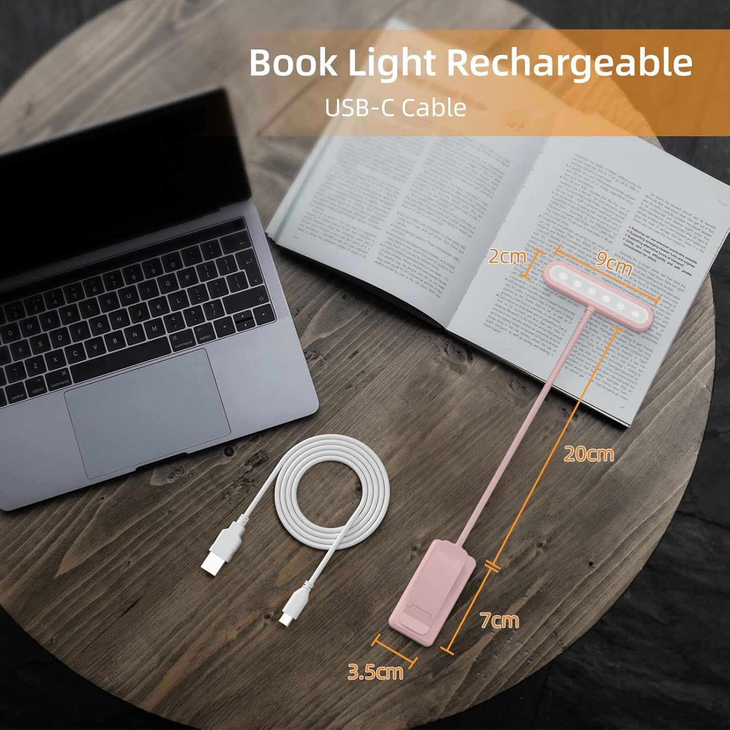 Reading Lamp Book Clamp Black/ - Desk Setup Lamp ulasan dan harga