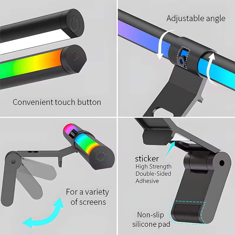 Monitor Light Bar RGB Lightbar - Desk Setup Accessories ulasan dan harga