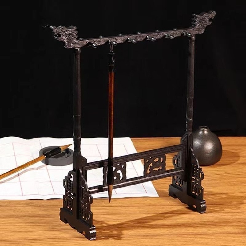 Wenge Wood Calligraphy Brush H - Desk Setup Kit ulasan dan harga