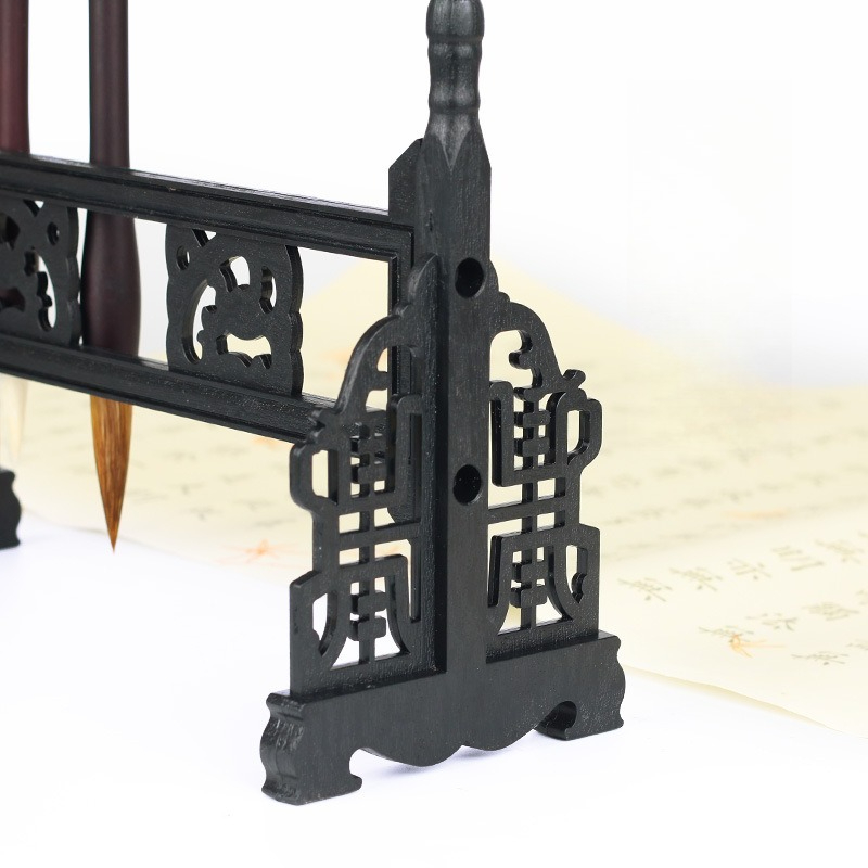 Wenge Wood Calligraphy Brush H - Desk Setup Kit ulasan dan harga