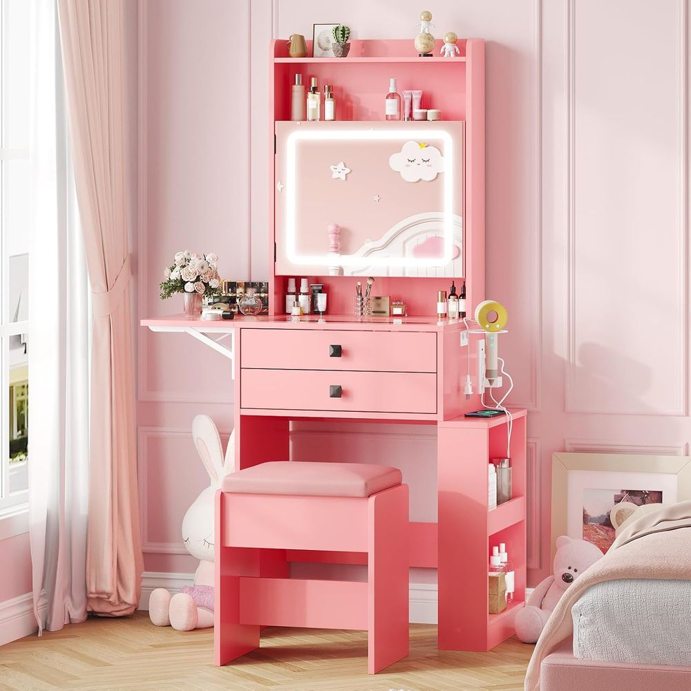 Vabches Small Makeup Vanity De - Desk Setup Small ulasan dan harga