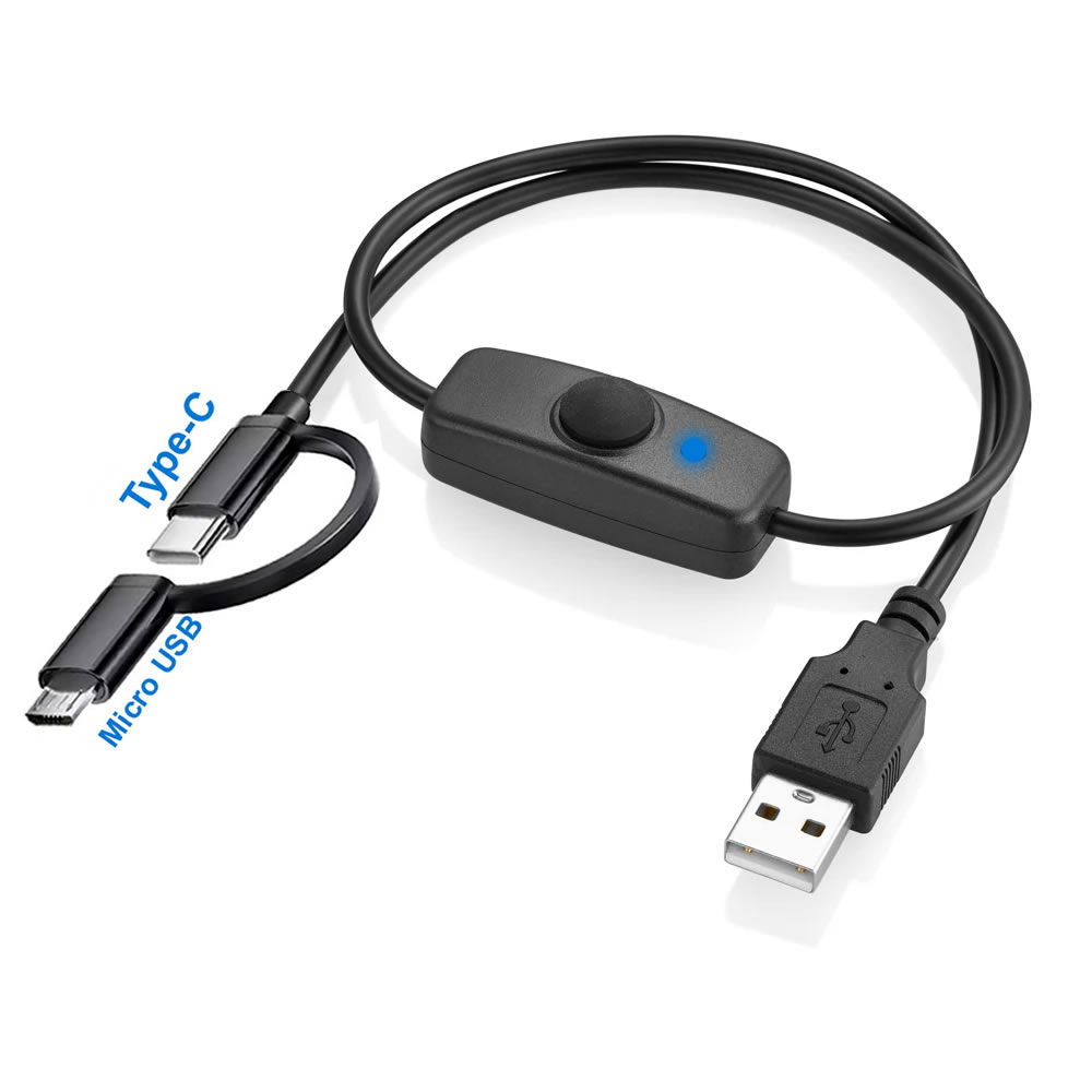 2 in 1 Type C / Micro USB Char - Desk Setup Led Strip ulasan dan harga
