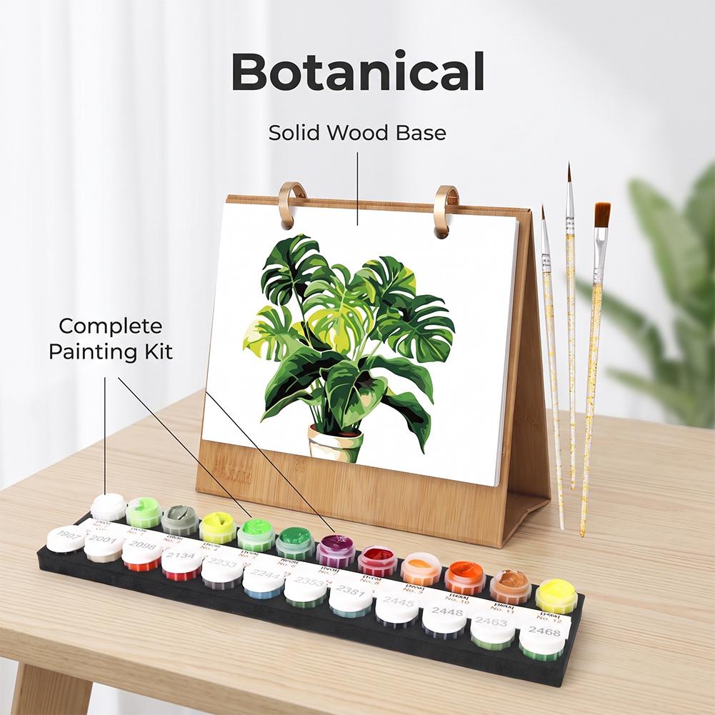 2027 DIY Painting Desk Calenda - Desk Setup Wood ulasan dan harga