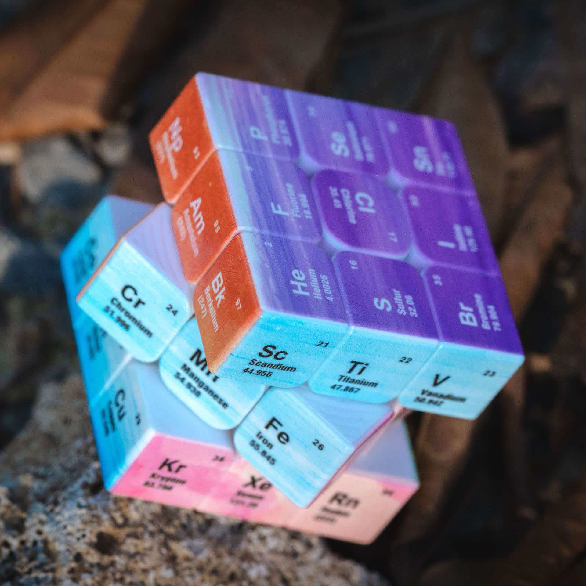 Periodic Table 3x3 Speed Cube  - Desk Setup Kids ulasan dan harga