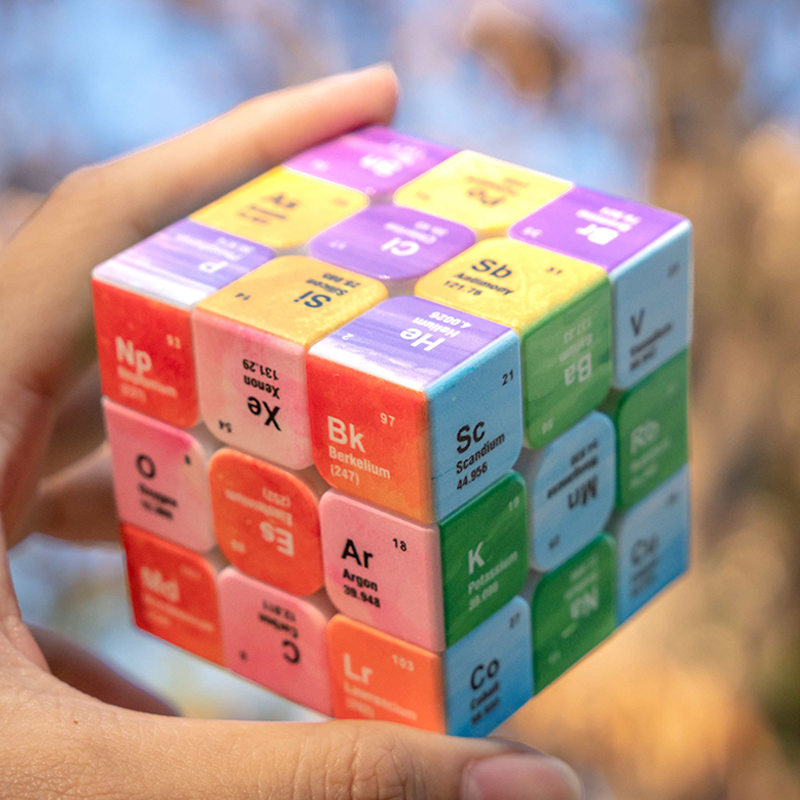 Periodic Table 3x3 Speed Cube  - Desk Setup Kids ulasan dan harga