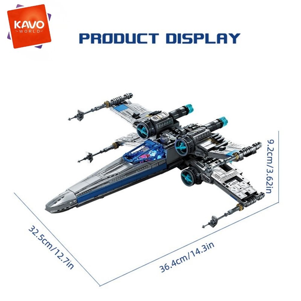 KAVOWORLD 1271pcs Sci-Fi Space - Desk Setup Small ulasan dan harga