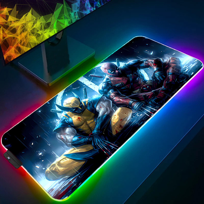 LED Mouse Pad Gaming Backlight - Desk Setup Accessories ulasan dan harga
