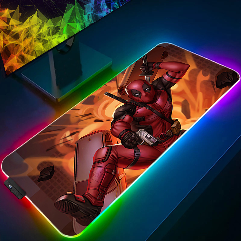 LED Mouse Pad Gaming Backlight - Desk Setup Accessories ulasan dan harga