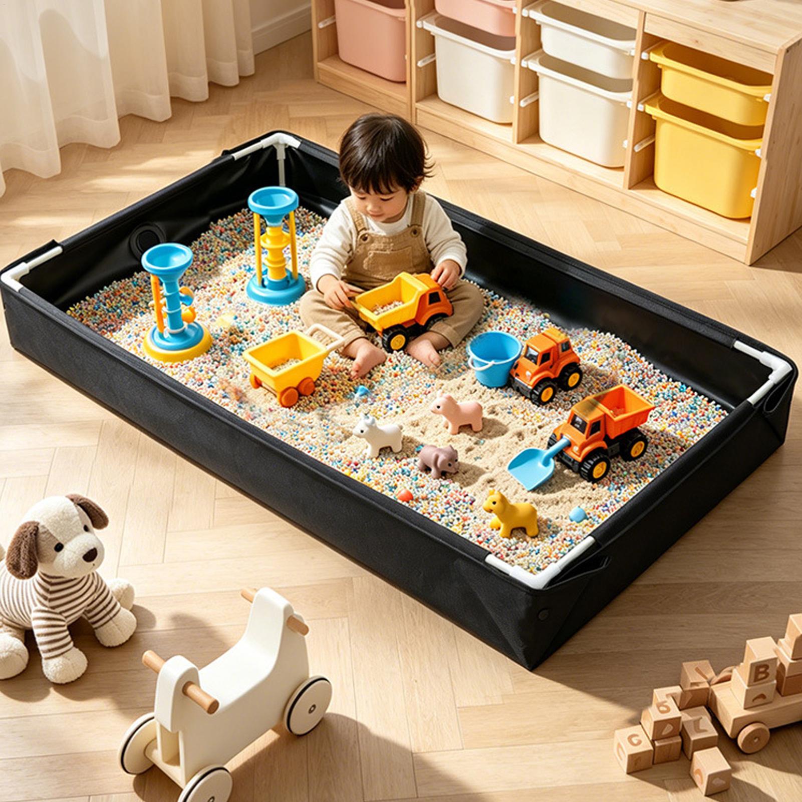 Foldable Sandbox Water Play Ta - Desk Setup Kids ulasan dan harga