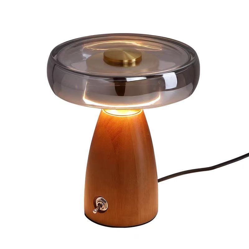 Vintage Wood Table Lamp Retro  - Desk Setup Vintage ulasan dan harga