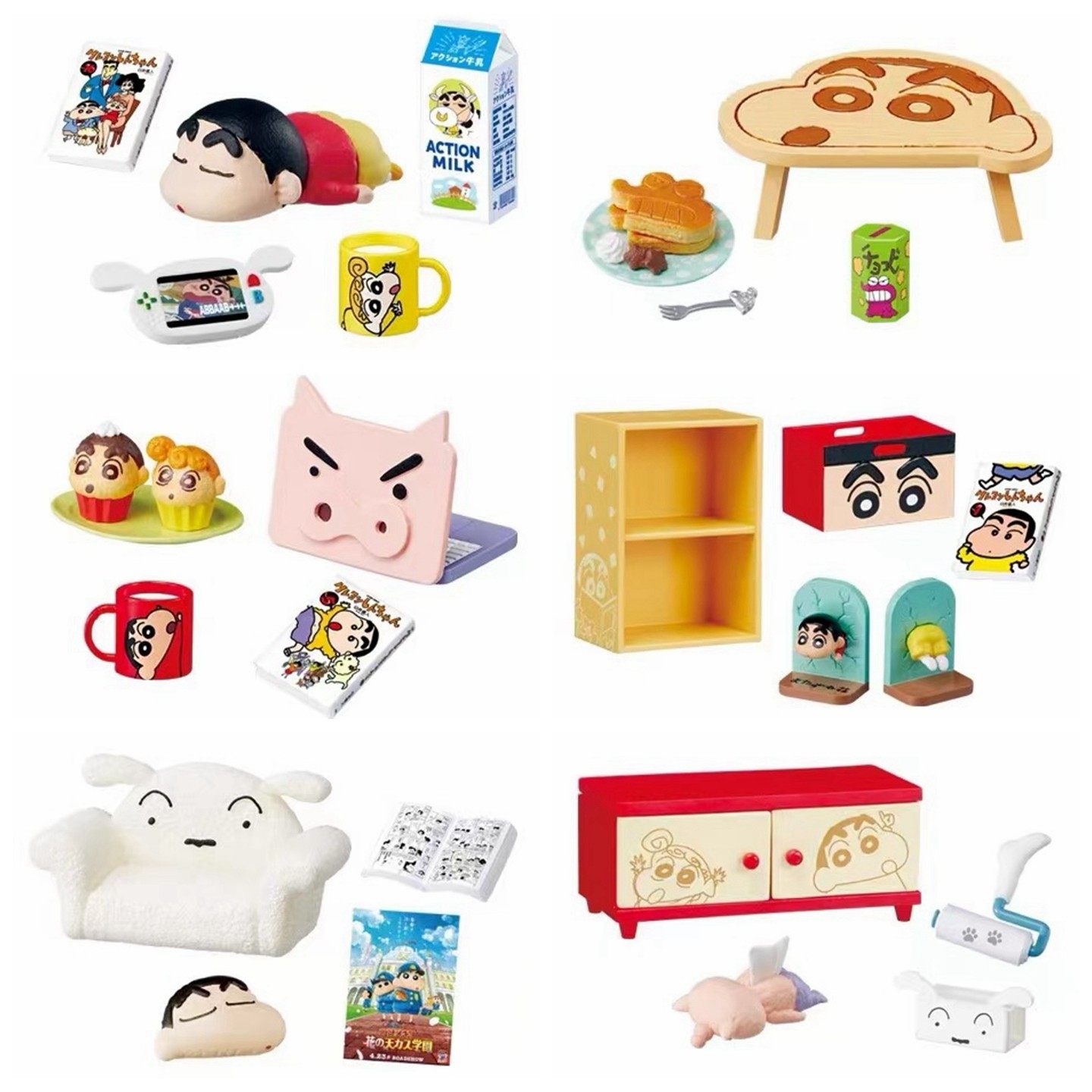 Rement Crayon Shinchan Miniatu - Desk Setup Kids ulasan dan harga