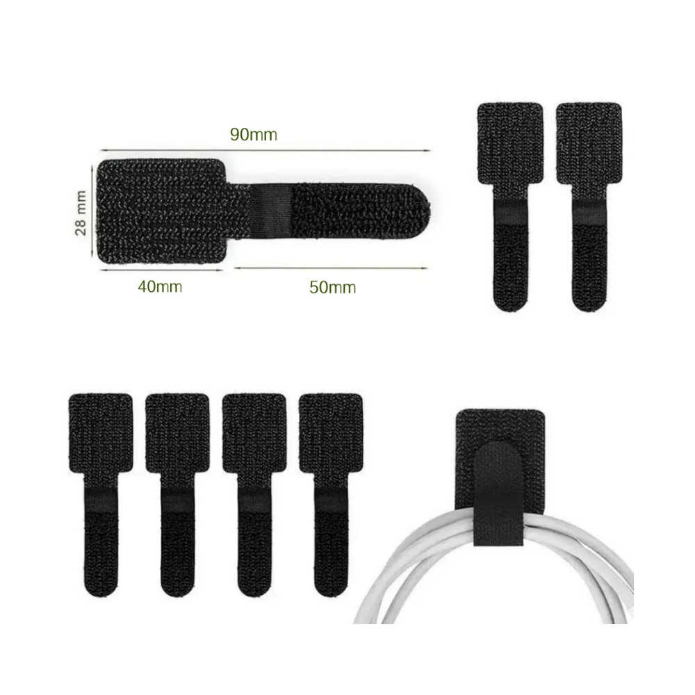 Self Adhesive Reusable Cable T - Cable Velcro Strap ulasan dan harga
