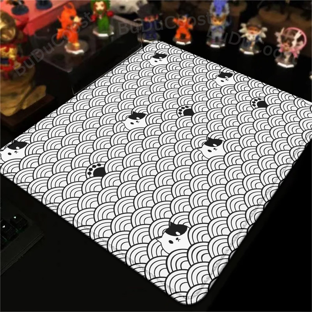 18x22cm Small Rug Black Cat Cl - Desk Setup Pink ulasan dan harga