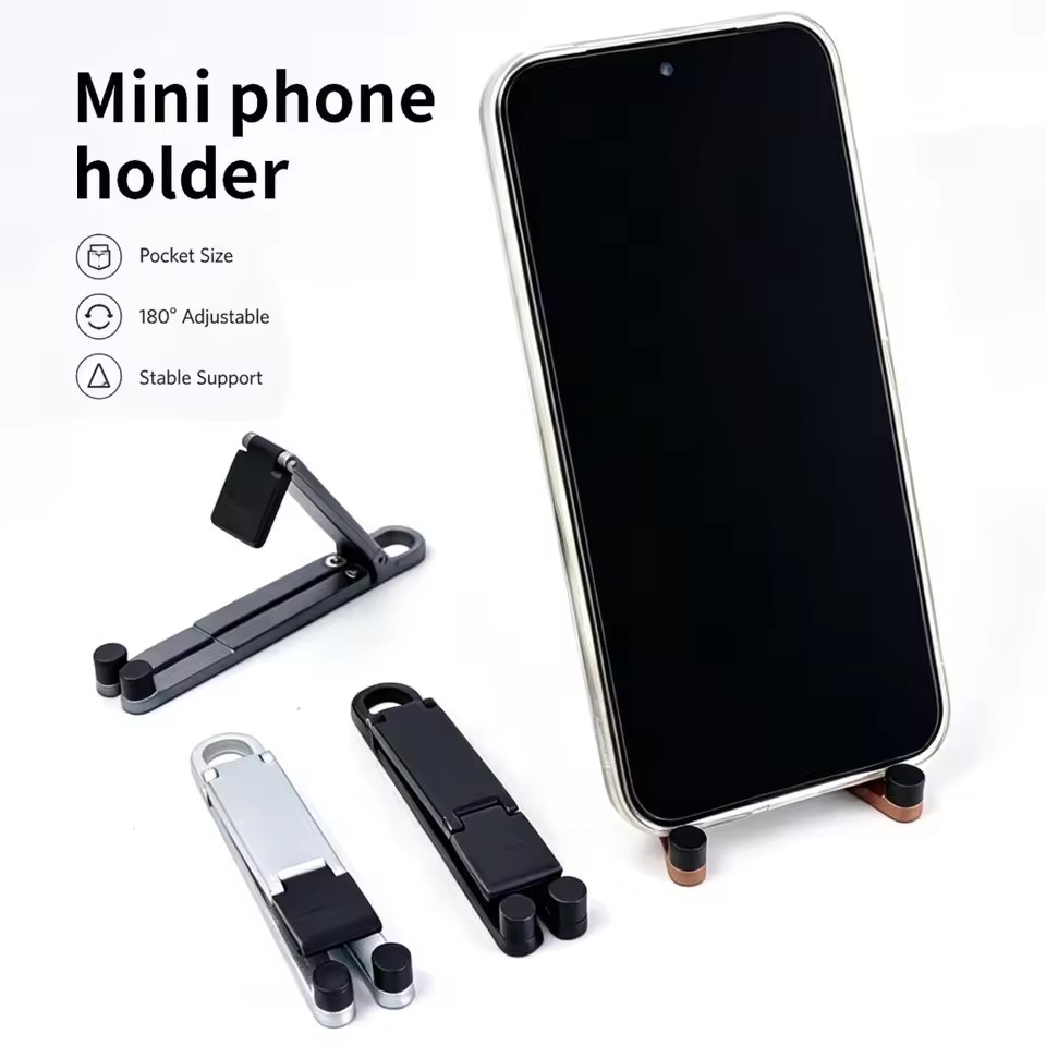 Mini Keychain Foldable Phone B - Desk Setup Stand ulasan dan harga