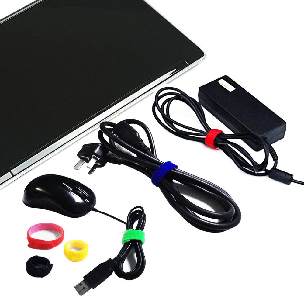 50pcs 12*150-300mm T-type Velc - Cable Velcro Strap ulasan dan harga