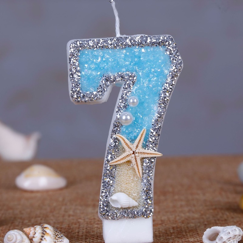 Beach Starfish Number Birthday - Desk Setup Kids ulasan dan harga