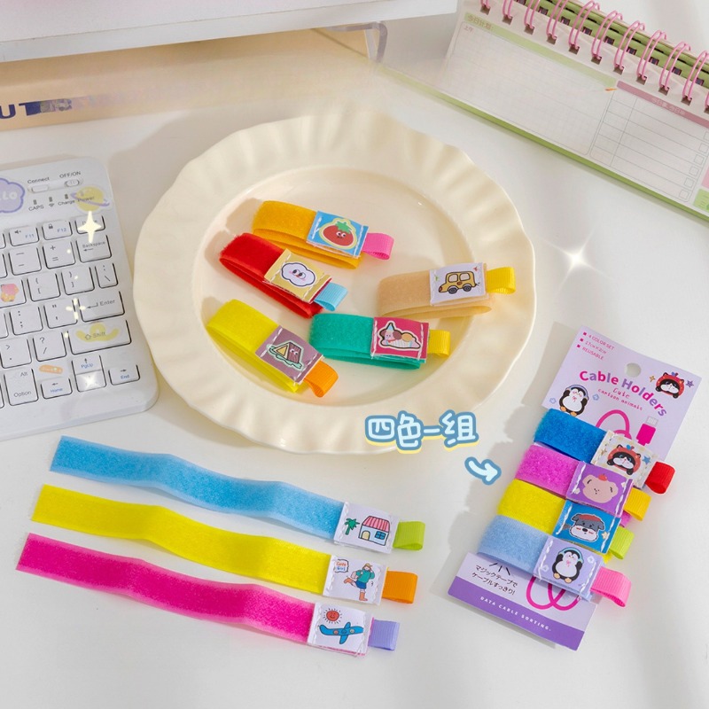 3pcs Reusable Polyamide Cable  - Cable Velcro Strap ulasan dan harga