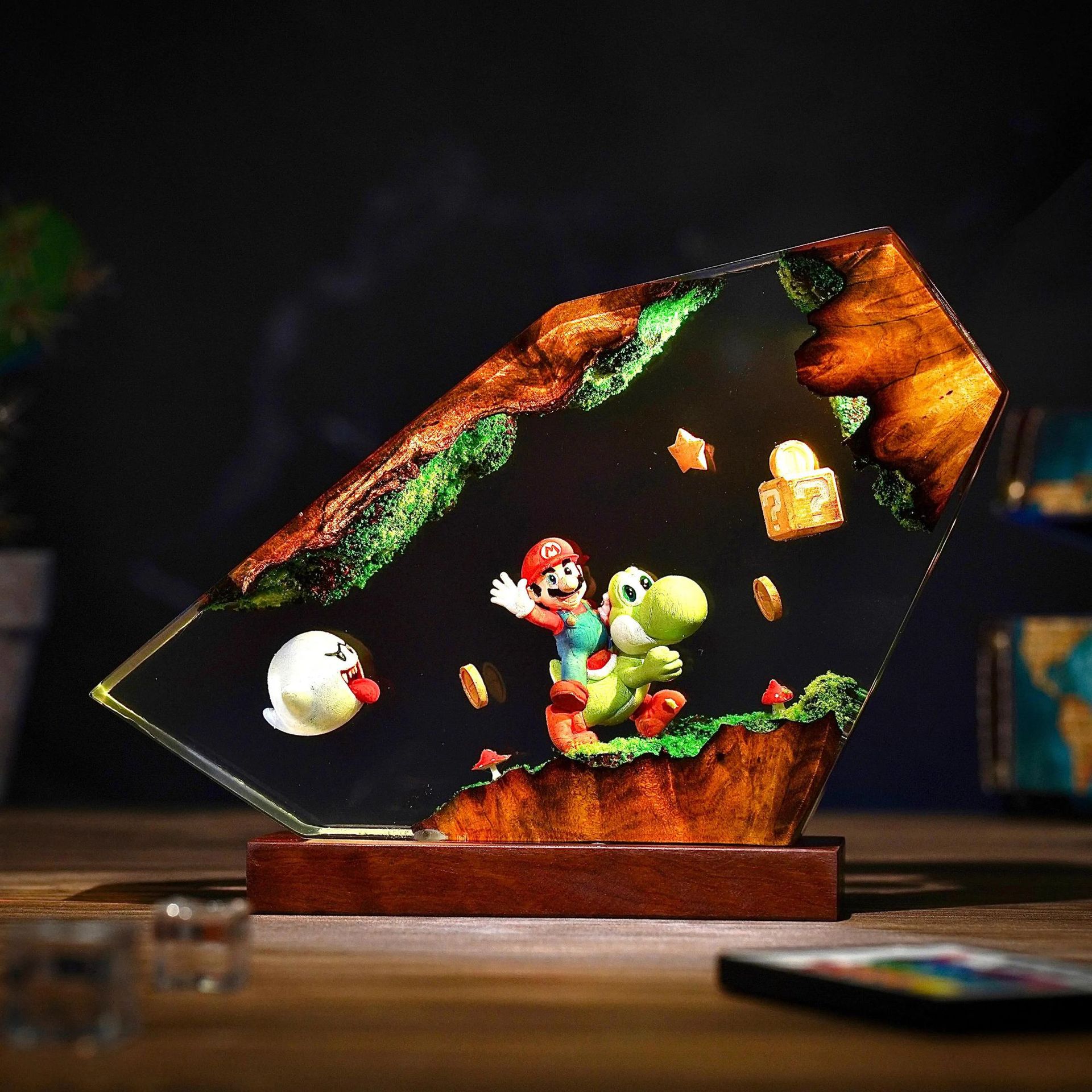 Table Resin Lamp Cartoon Anime - Desk Setup Lamp ulasan dan harga