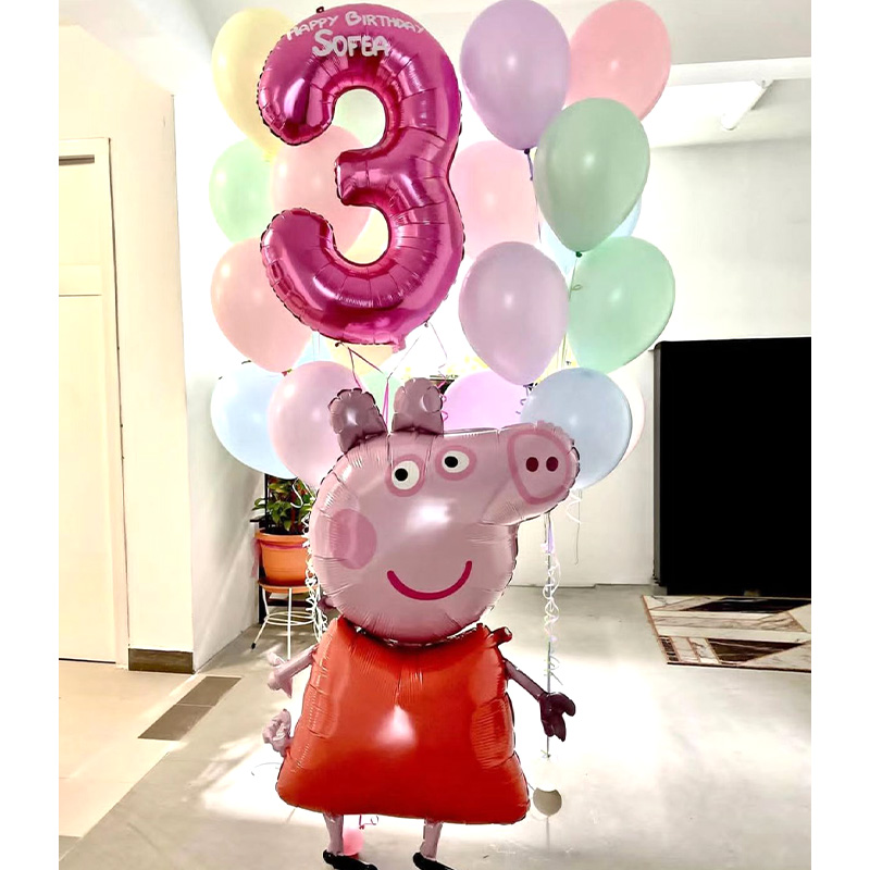 Peppa Pig Pedro Pony Foil Ball - Desk Setup Kids ulasan dan harga