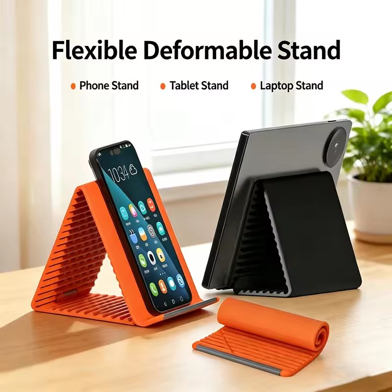 Portable Silicone Mobile Phone - Desk Setup Stand ulasan dan harga