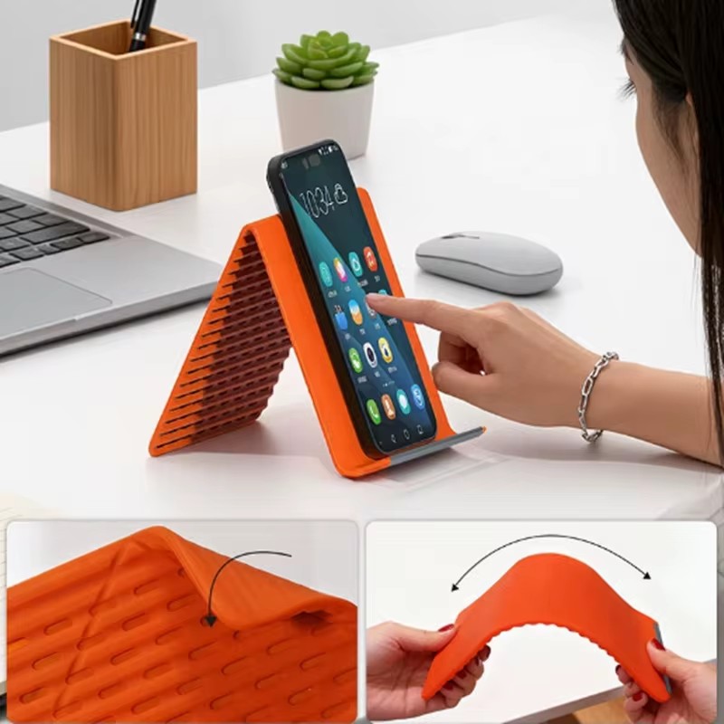 Portable Silicone Mobile Phone - Desk Setup Stand ulasan dan harga