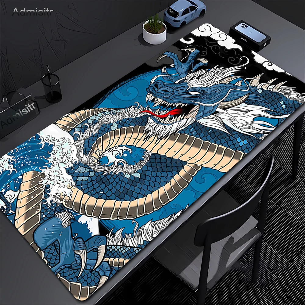 XXL Black and White Dragon Ani - Zelda Desk Setup ulasan dan harga