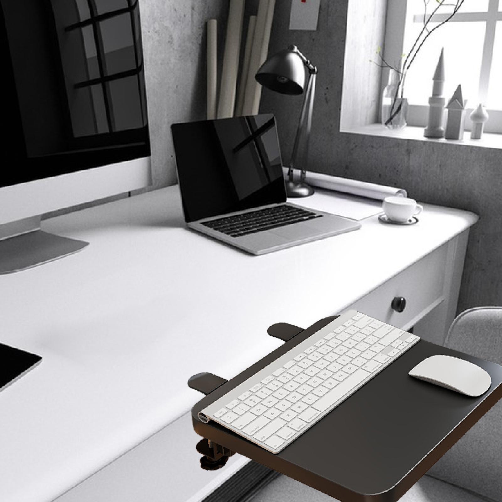 Adjustable Desk Extender Tray  - Desk Setup With Keyboard Tray ulasan dan harga