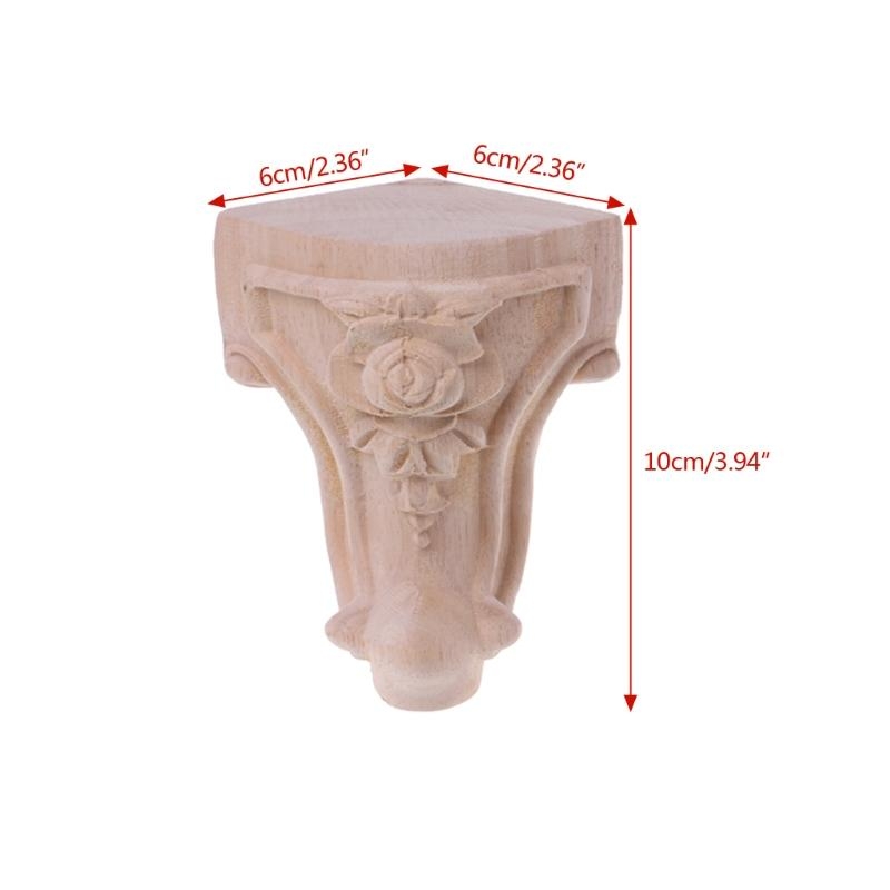 4Pcs Wooden Carved Furniture L - Desk Setup Vintage ulasan dan harga