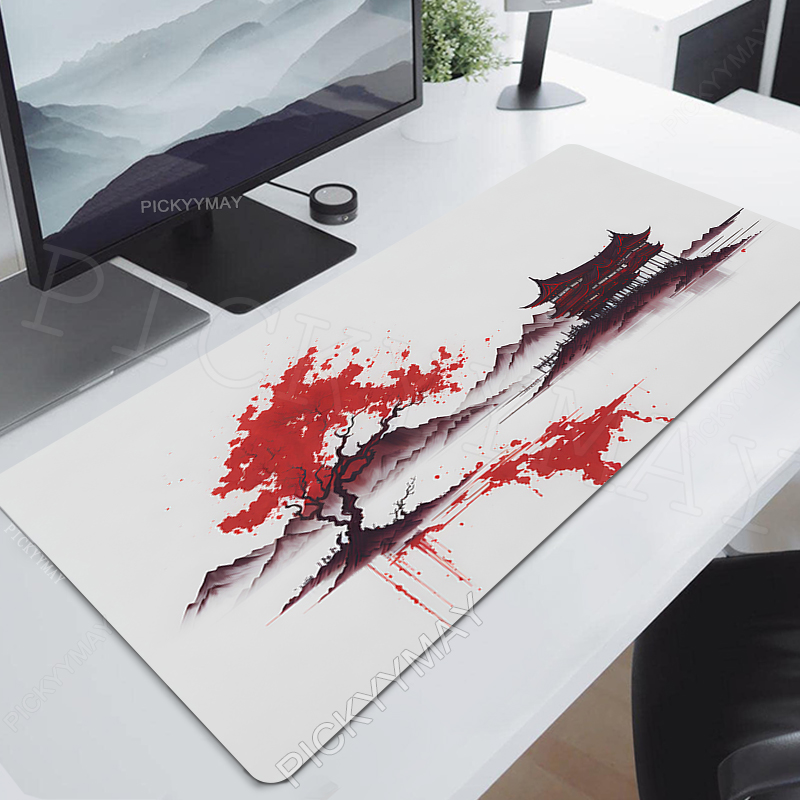 Ink Painting Desk Mat Gamer Mo - Zelda Desk Setup ulasan dan harga