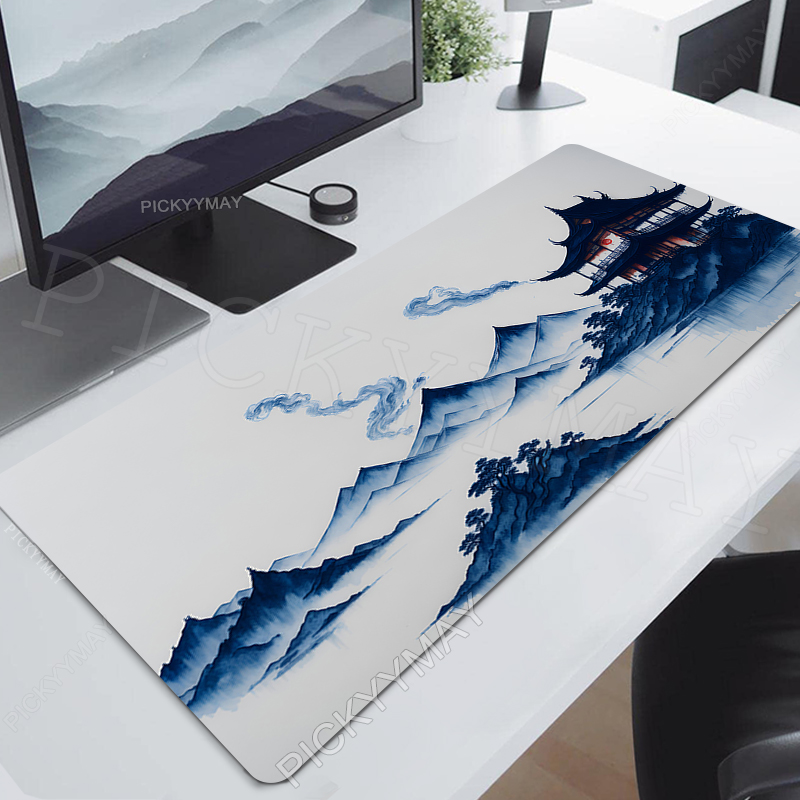 Ink Painting Desk Mat Gamer Mo - Zelda Desk Setup ulasan dan harga