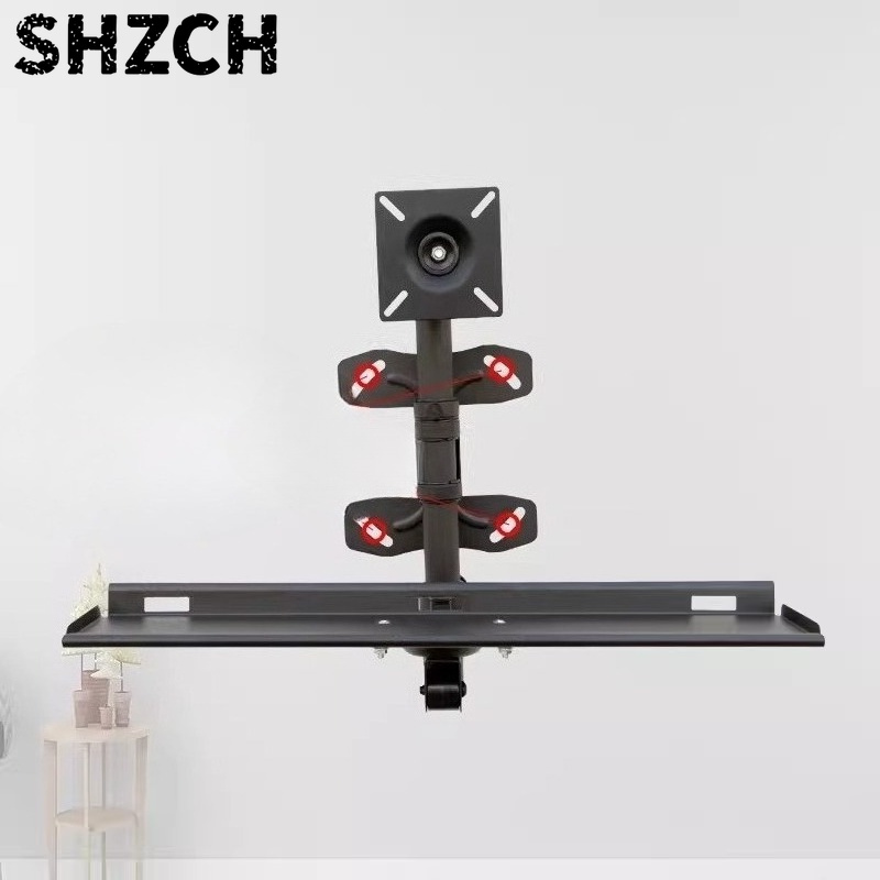 Adjustable Wall Keyboard Tray  - Desk Setup With Keyboard Tray ulasan dan harga
