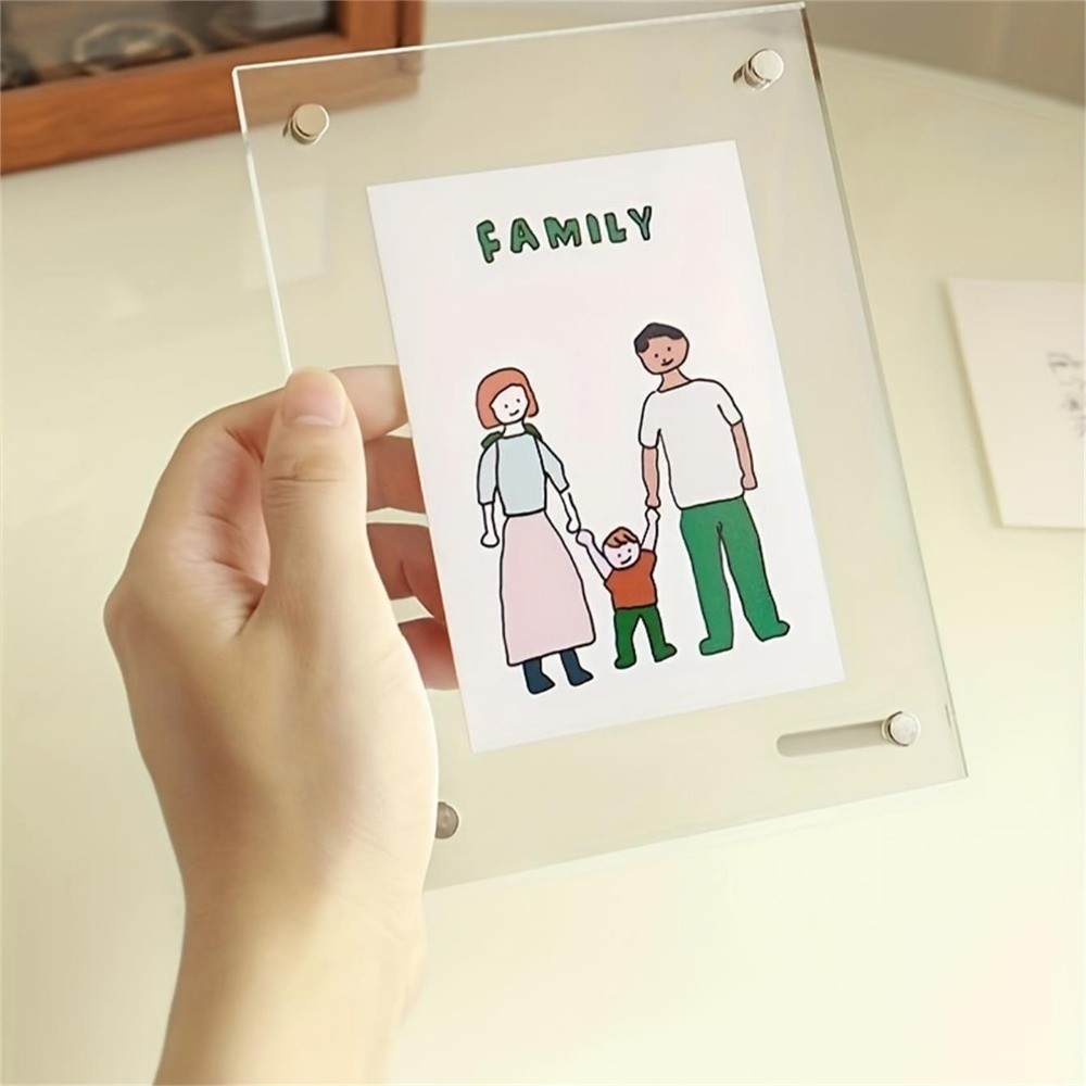 New Transparent Acrylic Photo  - Desk Setup Poster ulasan dan harga