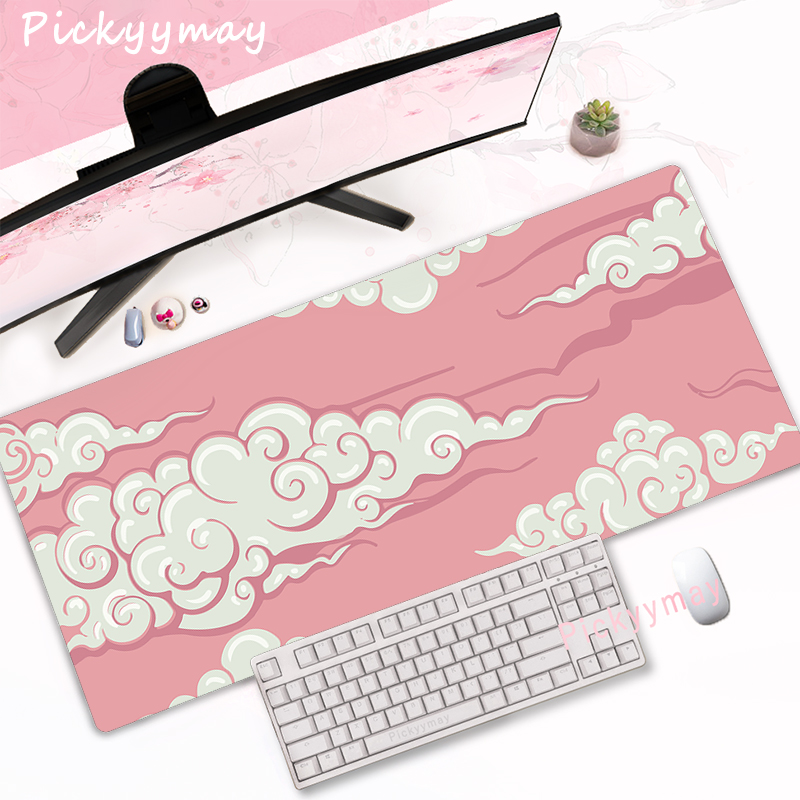 CIFBUY Pink Cherry Blossom Gam - Desk Setup Pink ulasan dan harga