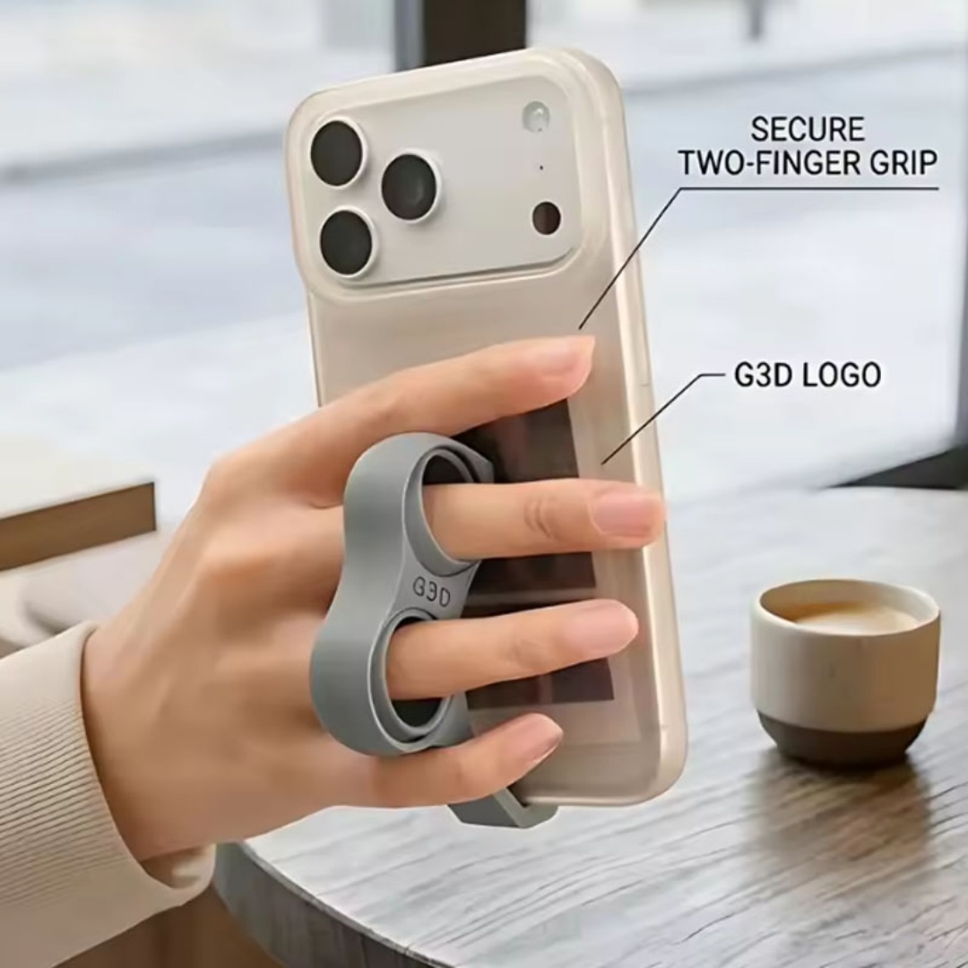 1PCS Cellphone Grip Holder Fin - Desk Setup Stand ulasan dan harga