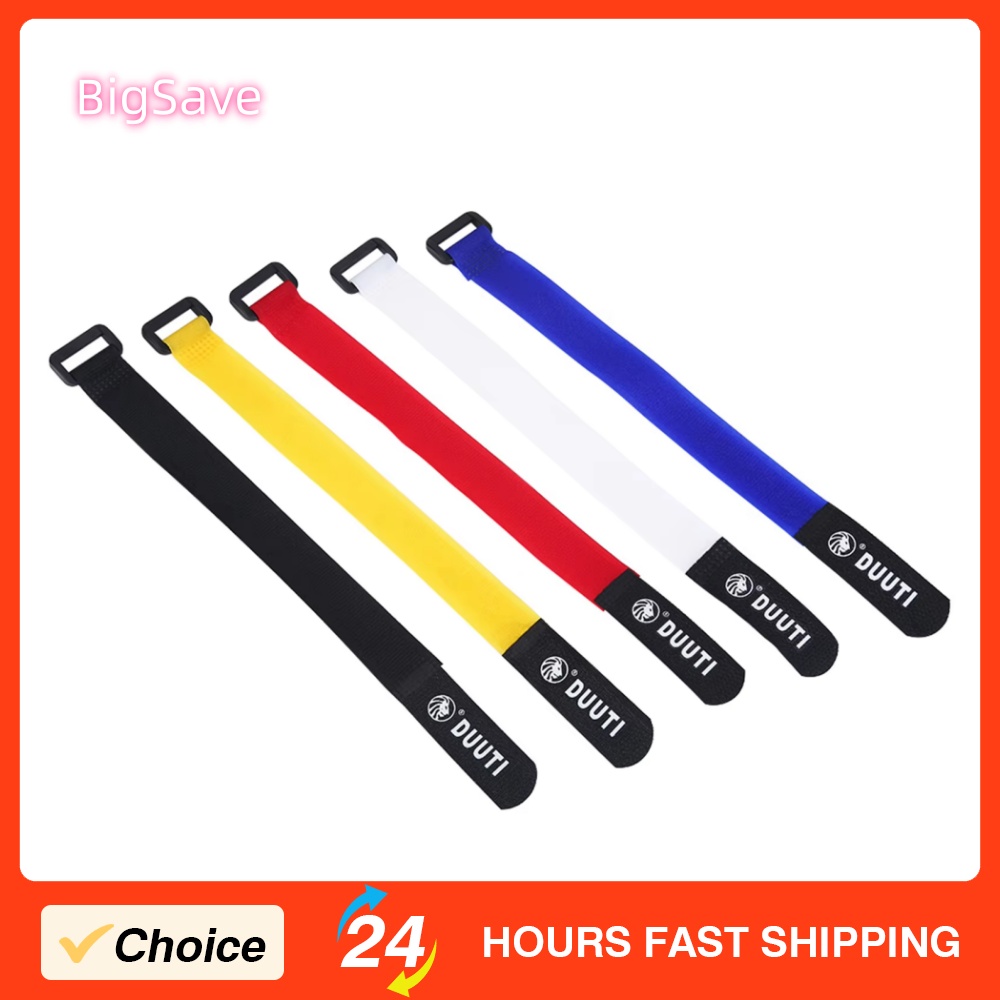 DUUTI 25cm Bicycle Straps Spor - Cable Velcro Strap ulasan dan harga