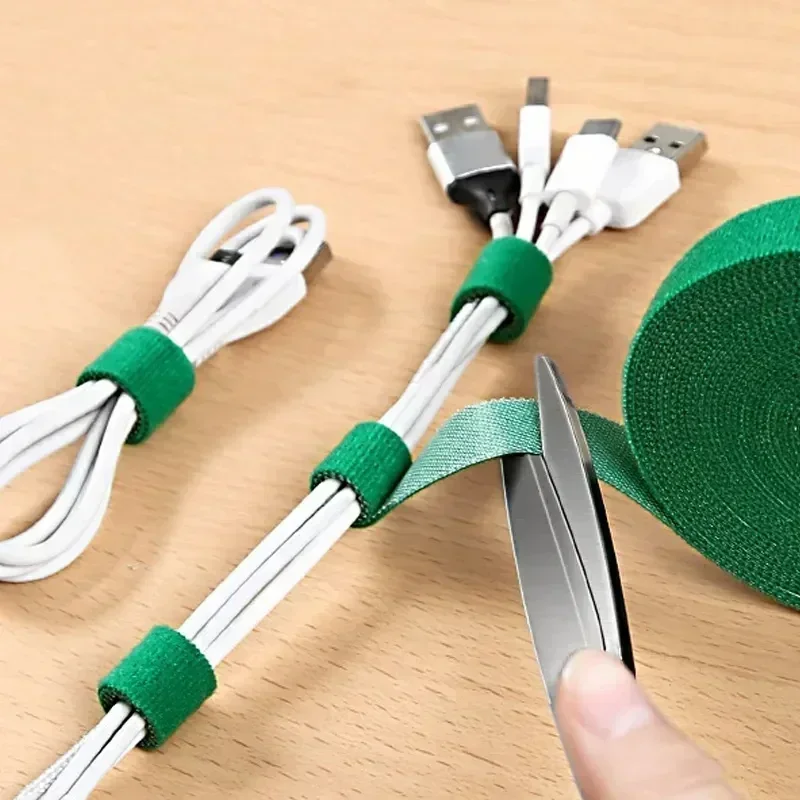5M/Roll 12mm Width Cable Organ - Cable Velcro Strap ulasan dan harga