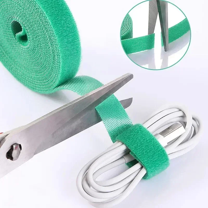 5M/Roll 12mm Width Cable Organ - Cable Velcro Strap ulasan dan harga